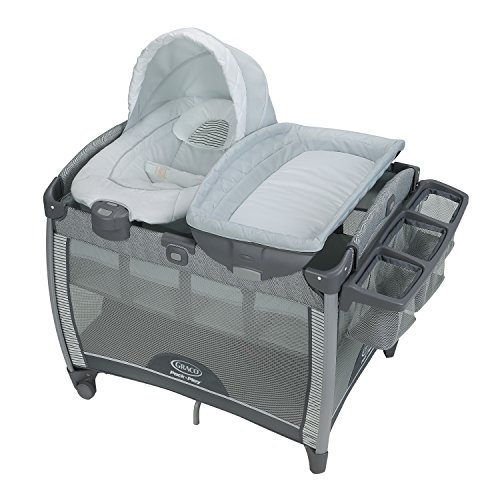 Graco Pack 'n Play Quick Connect Playard and Removable Portable Bouncer, Raleigh, Only $136.35 after clipping coupon, free shipping