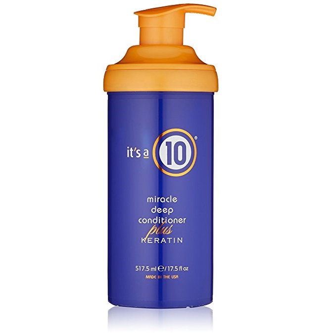 It's A 10 Miracle Deep Conditioner Plus Keratin for Unisex, 17.5 Ounce, only $29.88, free shipping
