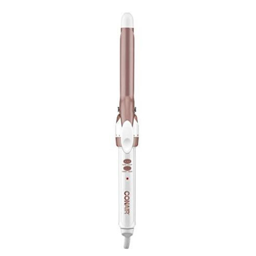 Conair Double Ceramic Curling Iron; 3/4-inch Curling Iron; White/Rose Gold $11.99