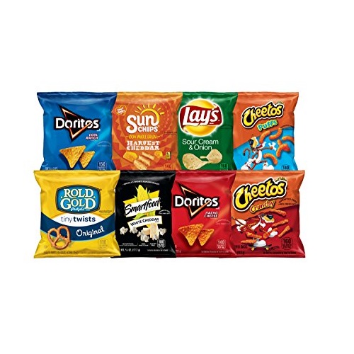Frito-Lay 混合包装多种薯片，40包，现点击coupon后仅售$12.13，免运费