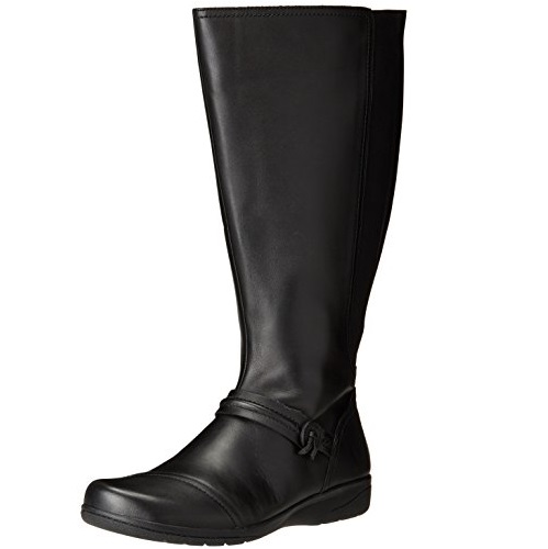 CLARKS Women's Cheyn Whisk Wide Calf Knee High Boot, Only $30.00, free shipping