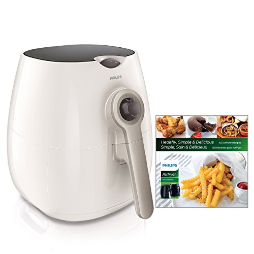 Philips Airfryer, The Original Airfryer with Bonus 150+ Recipe Cookbook, Fry Healthy with 75% Less Fat, White HD9220/58, Only $77.44 , free shipping