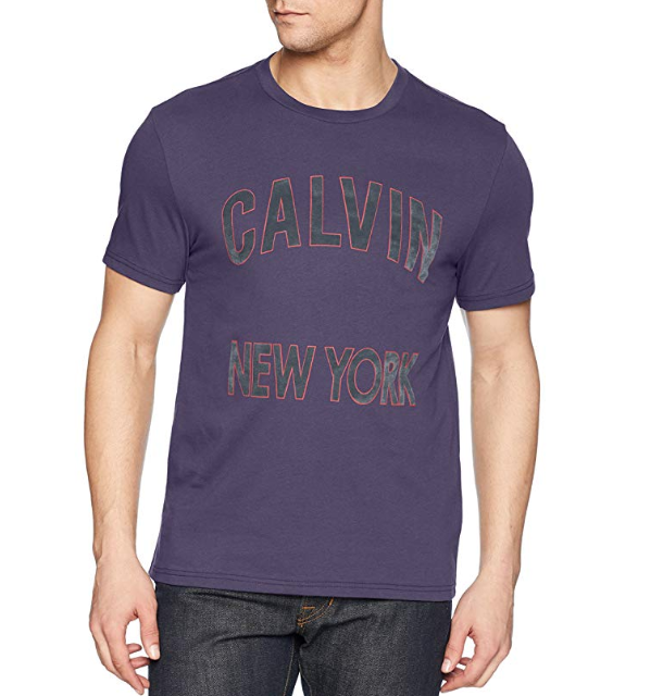 ​CALVIN KLEIN 卡尔文·克莱 男士印花T恤, 现仅售$9.89