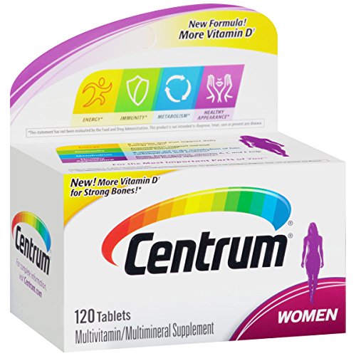 Centrum Women (120 Count) Multivitamin/Multimineral Supplement Tablet, Vitamin D3, Only $8.88, free shipping after using SS