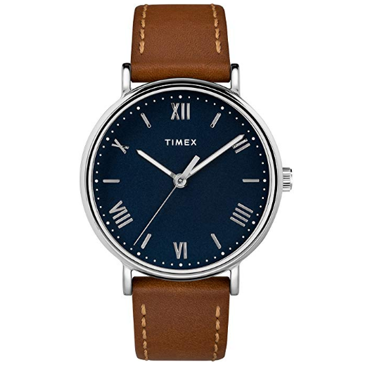 Timex Men's Southview 41mm Leather Strap Watch $31.35，free shipping