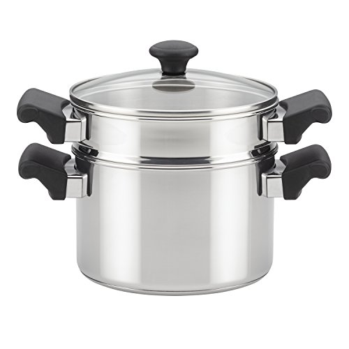 Farberware 70219 Classic Traditions Steamer Set, 3 quart, Stainless Steel $26.09