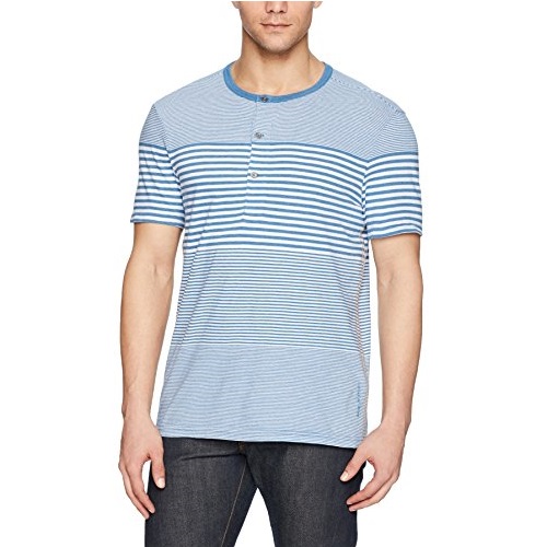 Calvin Klein 条纹 男士T恤，原价$59.50，现仅售$11.54