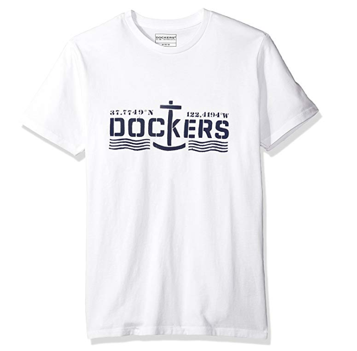 Dockers Men's Crewneck Graphic Short Sleeve T-Shirt only $9.97