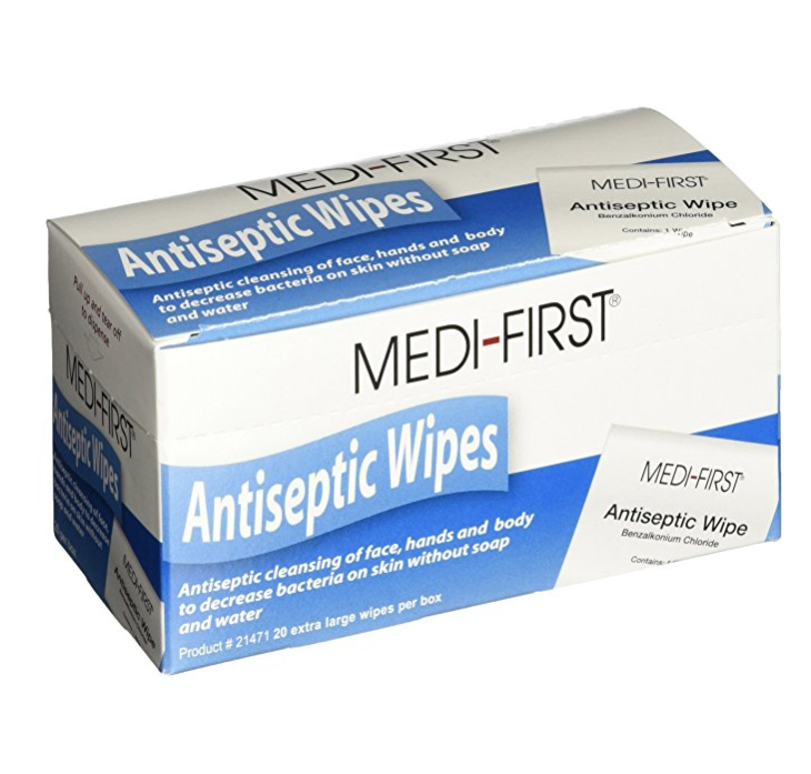 Medi-First 21471 Antiseptic Wipes, 20 Per Box only $2.01