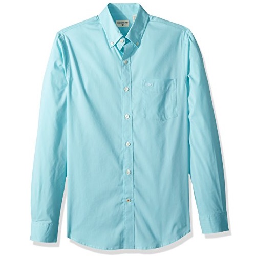 Dockers Men's Comfort Stretch No Wrinkle Long Sleeve Button Front Shirt, Only $10.48