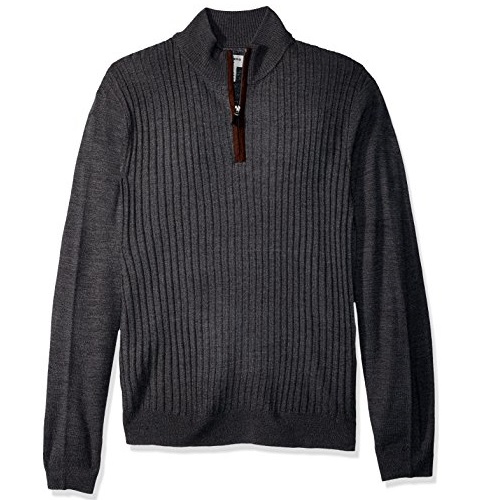 Dockers Men'sQuarter Zip Soft Acrylic Sweater, Only $7.91