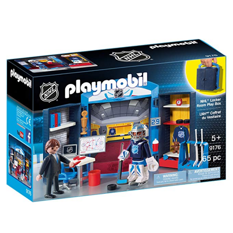 PLAYMOBIL NHL Locker Room Play Box $14.02