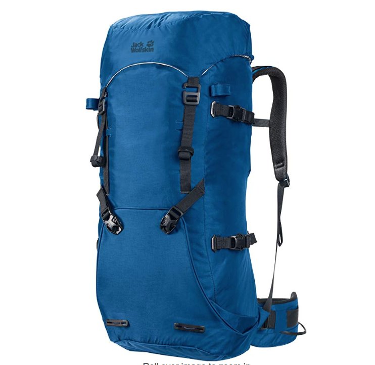 Jack Wolfskin Mountaineer 42 Climbing Rope Bag, Electric Blue, One Size only $55.56