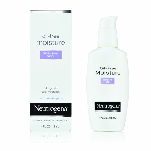 Neutrogena Oil-Free Moisture, Sensitive Skin, 4 Ounce (Pack of 2), Only $13.98