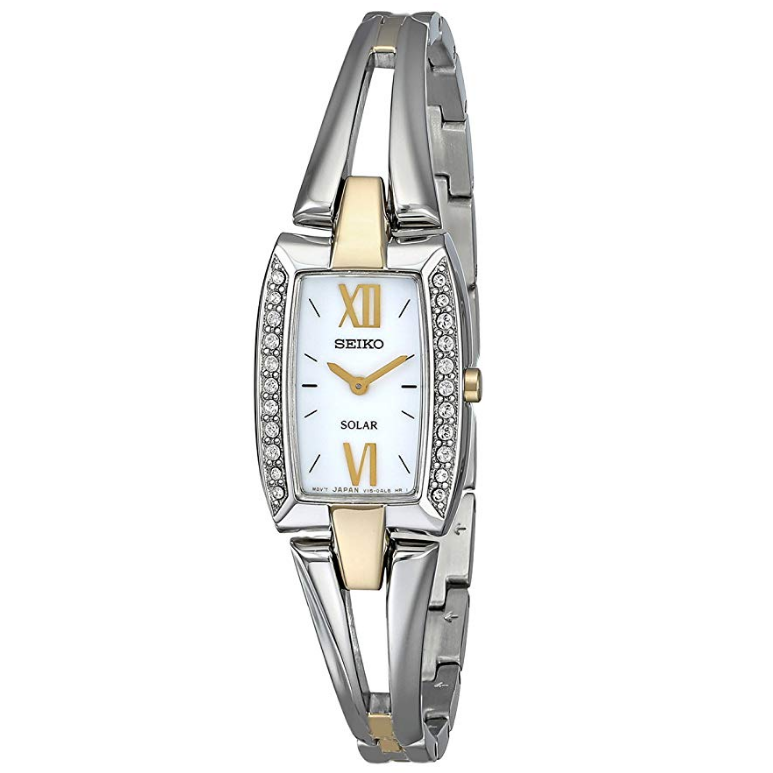 Seiko 精工 SUP084 光動能女士腕錶 僅售$112.97，免運費
