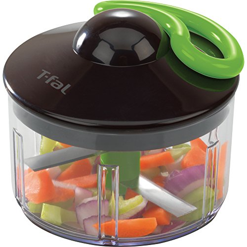 T-fal Ingenio Hand-Powered Rapid Food Chopper, Black, Only $14.99