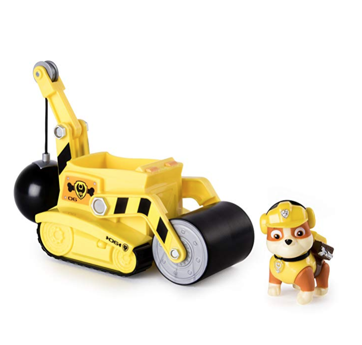 Paw Patrol Rubble’s Steam Roller Construction Vehicle with Rubble Figure only $7.93