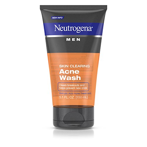 Neutrogena Men Skin Clearing Daily Acne Face Wash with Salicylic Acid Acne Treatment, Non-Comedogenic Facial Cleanser to Treat & Prevent Breakouts, 5.1 fl. oz, Only $4.93