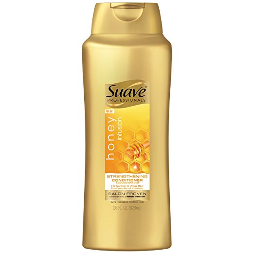 Suave强健发根蜂蜜洗发水, 28 oz，现仅售$4.73，免运费