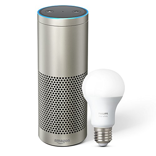 史低價！Amazon Echo Plus 智能語音管家，集成HUB功能 +Philips Hue燈泡 ，原價$164.98，現僅售$99.99，免運費。三色同價！