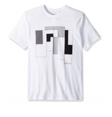 時尚印花！Perry Ellis Abstract男士T恤, 現僅售$10.73
