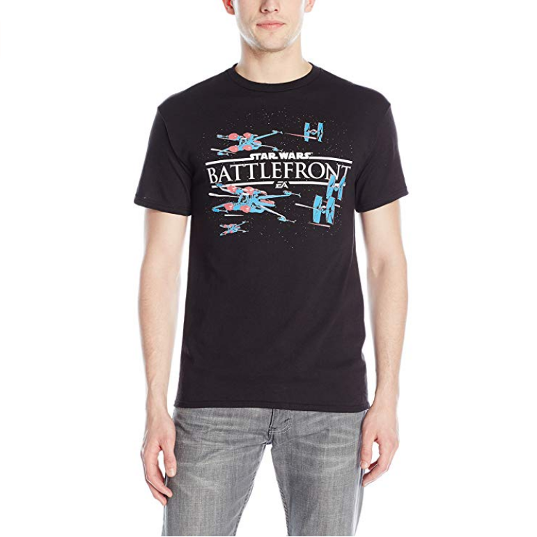 Star Wars Men's Battlefront X-Wing and Tie T-Shirt $5.33
