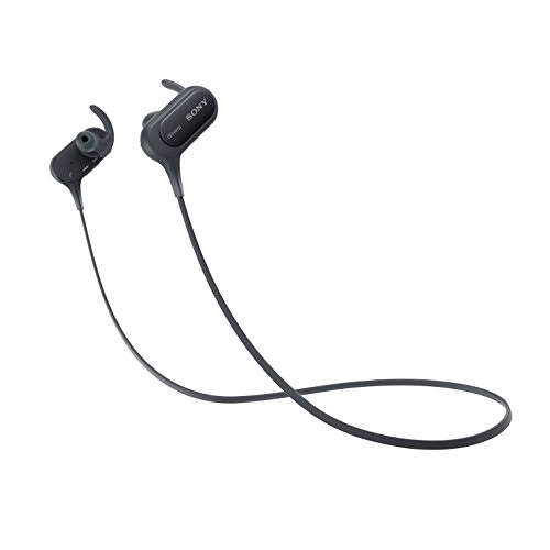 Sony Extra Bass Bluetooth Headphones, Best Wireless Sports Earbuds with Mic/Microphone, IPX4 Splashproof Stereo Comfort Gym Running Workout up to 8.5 hour battery, black, Only $34.35, free shipping