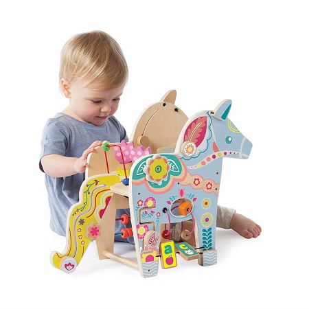 Manhattan Toy Playful Pony Wooden Toddler Activity Center, Only $38.49, free shipping
