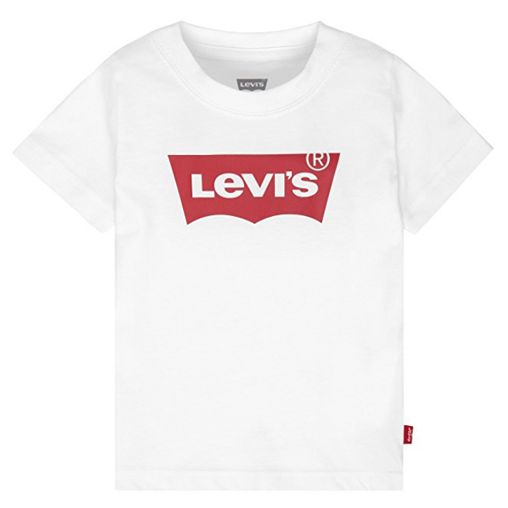 Levi's李维斯 男童经典LOGO款圆领短袖T恤，原价$17.00，现今售$7.99