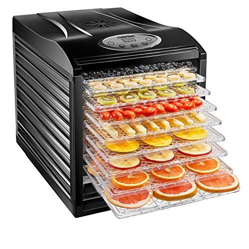 Chefman 9 Tray Food Dehydrator Machine Professional Electric Multi-Tier Food Preserver, Meat or Beef Jerky Maker, Fruit & Vegetable Dryer , Only $78.36