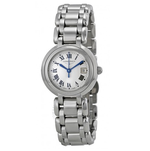LONGINES PrimaLuna Silver Dial Stainless Steel Ladies Watch L81104716 Item No. L8.110.4.71.6, only $755.00 after using coupon, free shipping