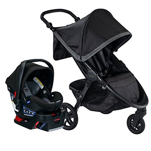 史低價！ Britax B-Free & B-Safe旅行組合 童車+嬰兒安全座椅，原價$569.99，現僅售$374.93，免運費！