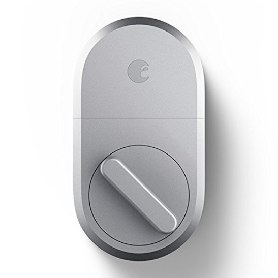 August Smart Lock, 3rd Gen Technology - Silver, Works with Alexa $70.07, free shipping