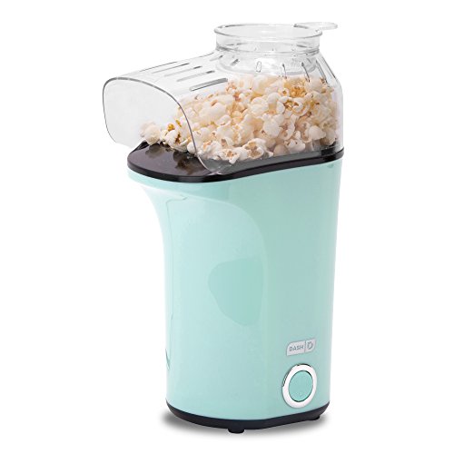 DASH Popcorn Machine: Hot Air Popcorn Popper + Popcorn Maker with Measuring Cup to Measure Popcorn Kernels + Melt Butter - Aqua, Only $15.99 after clipping coupon