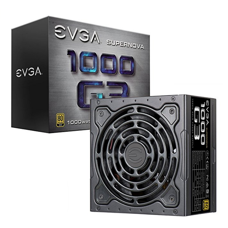 史低價！EVGA SuperNOVA 1000 G3 1000W 金牌電源，原價$204.99，現僅售$99.99，免運費