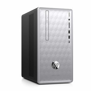 HP Pavilion Desktop Computer, AMD Ryzen 5 2400G, 8GB RAM, 1TB hard drive, Windows 10 (590-p0040, Silver) $436.70