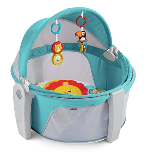 Fisher-Price On-The-Go Baby Dome, Blue/White only $42