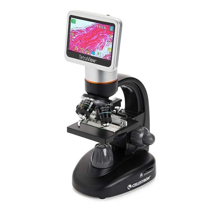 Celestron 44347 TetraView LCD Digital Microscope (Black) $217.46，free shipping