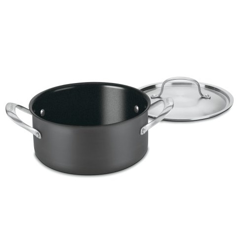 Cuisinart GG44-22 GreenGourmet Hard-Anodized Nonstick 4-Quart Dutch Oven with Cover, Only $27.97, free shipping