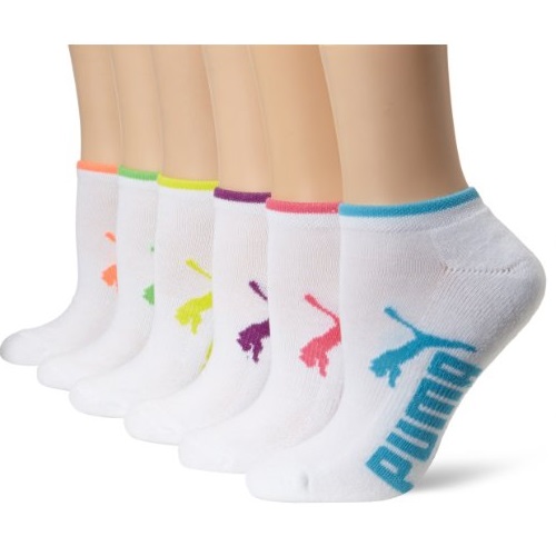 PUMA女子运动短袜，6双，原价$18.00，现仅售$7.57