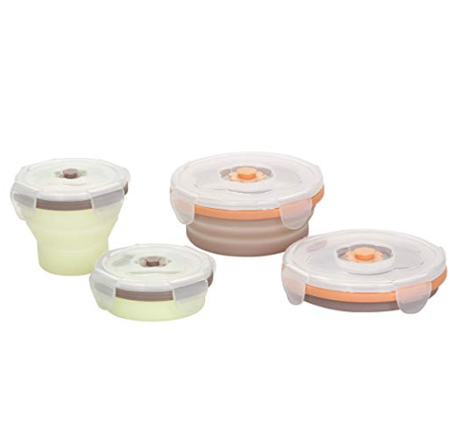 Babymoov 4 Piece Food Collapsible Storage Containers only $12.47