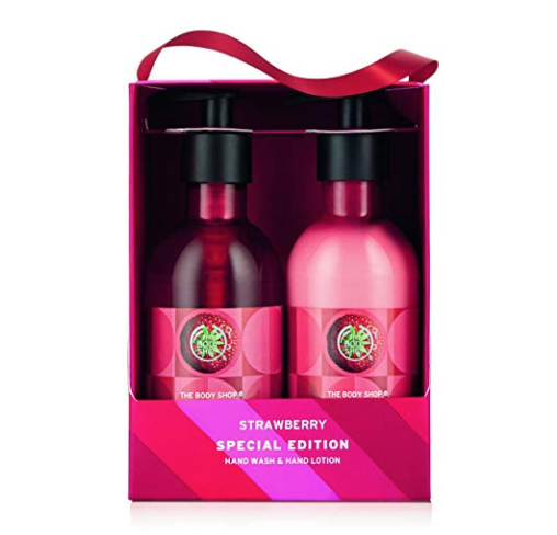 The Body Shop Strawberry Hand Duo Gift Set, 2pc Holiday Exclusive Gift Set only $10.29