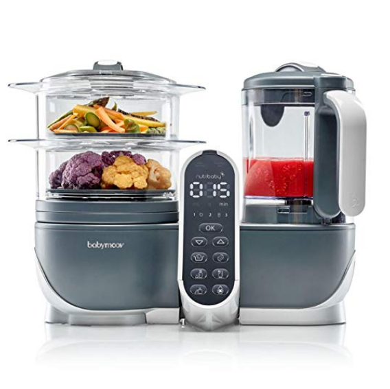 Babymoov Duo Meal Station | 5 in 1 Food Processor with Steam Cooker, Multi-Speed Blender, Baby Purees, Warmer, Defroster, Sterilizer $107.98，free shipping