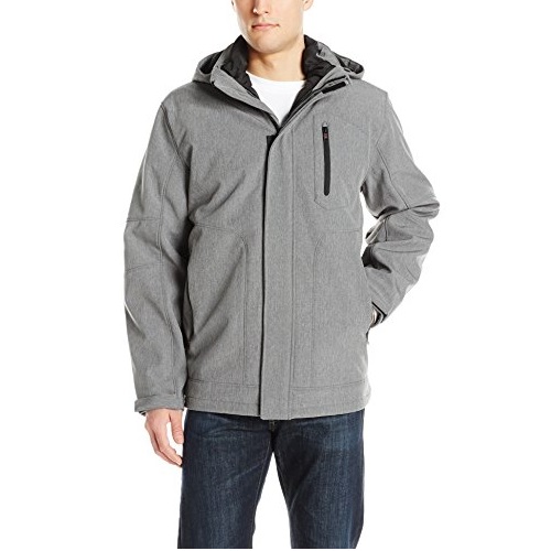 Hawke & Co Men's Softshell 3-In-1 Convertible Systems Jacket, only $25.33, free shipping
