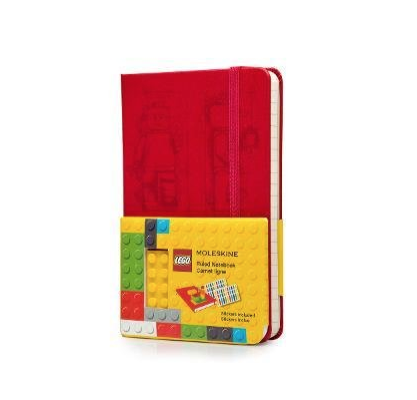Moleskine LEGO Limited Edition Notebook II, Pocket, Ruled, Scarlet Red, Hard Cover (3.5 x 5.5) only $5.21