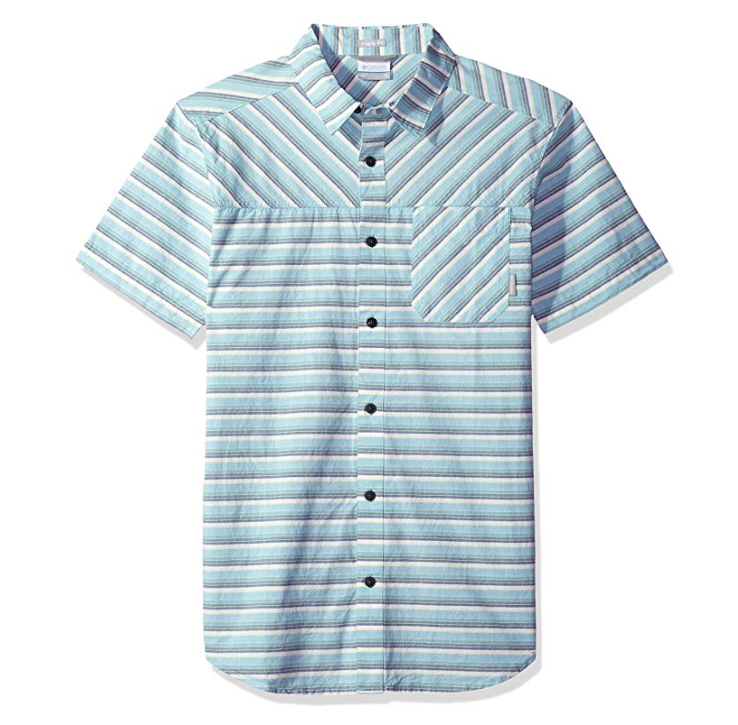 Columbia Men's Thompson Hill Yarn Dye Short Sleeve Shirt only $14.37