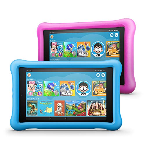 新款预售！Fire HD 8儿童专用平板电脑 32GB款，2个装，原价$259.98，现仅售$194.98，免运费。三组颜色可选！