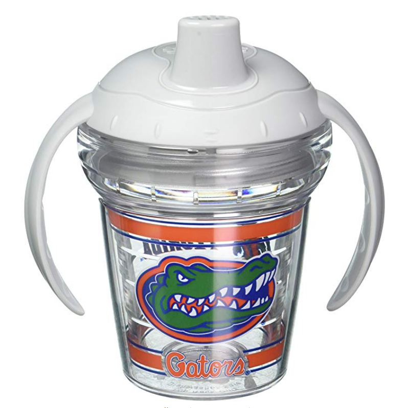 Tervis 1203101 Florida Gators Tumbler with Wrap and Moondust Gray Lid 6oz My First Tervis Sippy Cup, Clear $12.59
