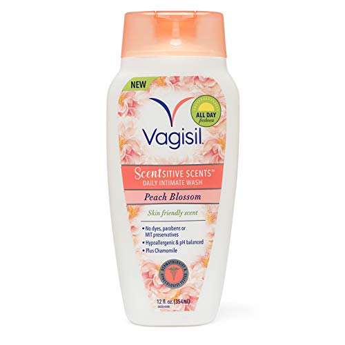 Vagisil Scentsitive Scents Plus Daily Feminine Intimate Vaginal Wash, Peach Blossom, 12 Fluid Ounce, Only $4.97