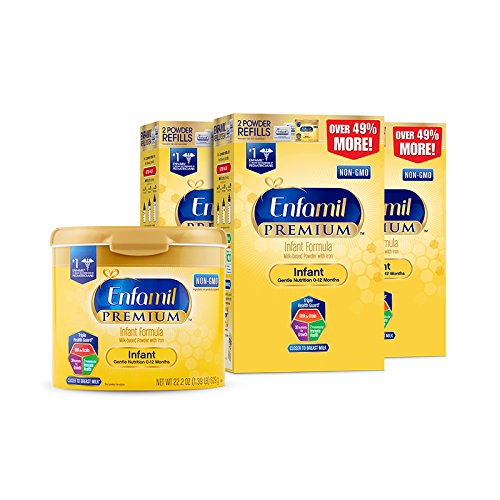 Enfamil PREMIUM Non-GMO Infant Formula - Reusable Powder Tub & Refills, 121.8 oz, Only $102.99, free shipping after clipping coupon and using SS
